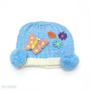 Cute Butterfly Pattern Cap For Children