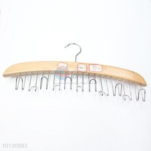 12 Racks Wooden Hanger Scarf Belt Tie Rack