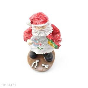 Best selling promotional Father Christmas resin decorative article