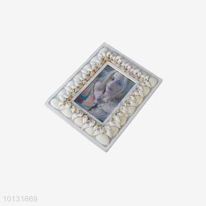 Wholesale lovely shell white photo frame picture frames