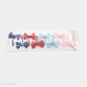 Popular Colorful Bowknot Decorated Girls' Hairpin for Sale