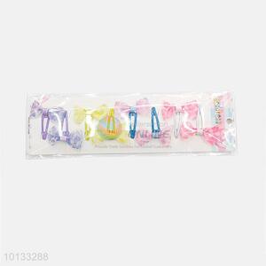 Pretty Cute Kids Metal Hair Clip with Lovely Bowknot