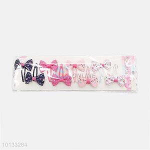 New Arrival Kids Metal Hair Clip with Lovely Bowknot