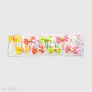 Wholesale Bowknot Hairpin with Dots Pattern