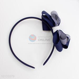 Wholesale Cheap New Fashion Headband, Navy Blue Hair Clasp with Bowknot