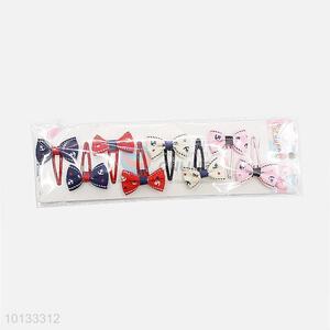 New Design Lovely Colorful Bowknot Hair Clips for Children
