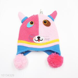 New arrival customized dog shaped kids winter hats