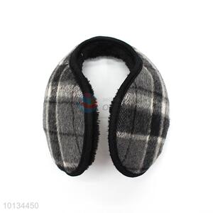Simple Style Men Winter Earmuffs With Grid