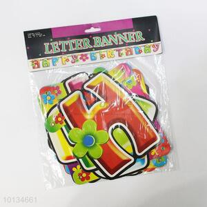 Birthday Party Decoration Letter Bunting <em>Pennant</em>