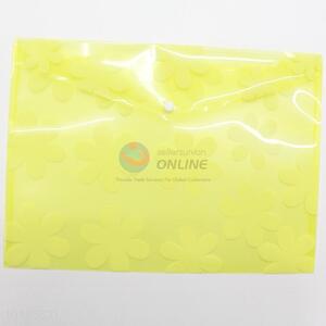 Yellow flower pattern document pouch/<em>envelope</em>