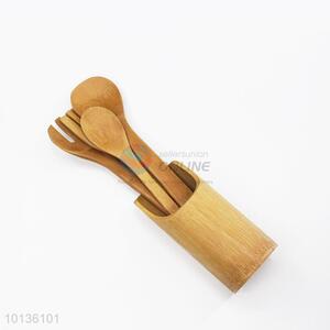 High sales 4pcs low price bamboo <em>cook</em> set