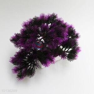 High Quality Artificial Purple Pine Tree Plants Home Decoration