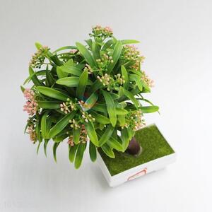 Decorative Artificial Plants Green Potted Home Office Decoration