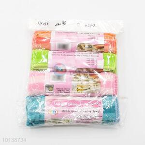 High Quality 4 Pieces Multicolor Microfiber Chenille Cleaning Cloths