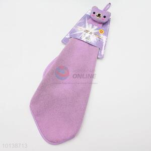 Purple Animal Microfiber Cleaning Cloth Hand Towel