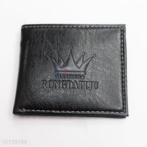 High Quality New Design Business Men Multipockets Short Wallet