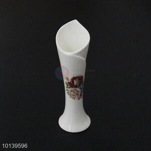 Recent design flower printed ceramic vase