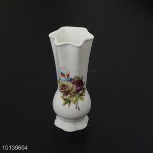 Top sale flower printed ceramic vase