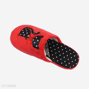 Cool low price pink&black cat slipper
