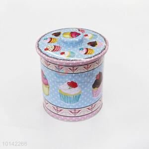 Customized Printed Round Tinplate Box/Cookie Tin Can