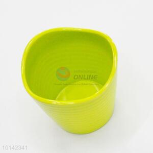 Factory supply light green melamine flowerpot/plant pot