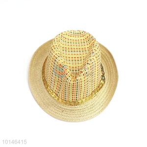 Wholesale Color Paper Straw Billycock Sun Hat