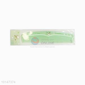 High quality green plastic comfortable hair <em>comb</em>