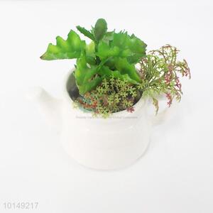 Fake plant pot artificial plastic plants pot