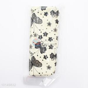 Butterfly&flower printed popular pencil pouch