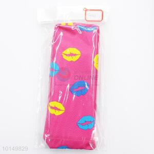 Fashion lips printed pencil bags/pencil case