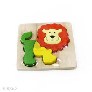 Cartoon Lion Shape Wooden Puzzle Toys