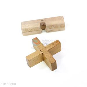 Top Quality Wooden Cross 3D Block Cube Educational Toys