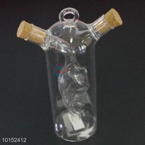 Glass Kitchen Inner Bottle Cute Shaped Condiment Bottles/Glass Seasoning Bottle Set