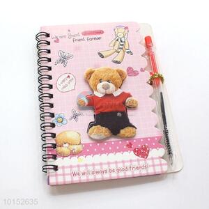 School Student Stationery Portable Notebook with Pen