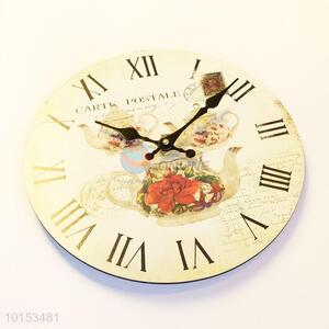 Exquisite Teapot Pattern Modern Style Design <em>Wall</em> <em>Clocks</em>