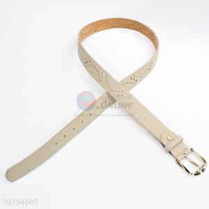 Delicate design women fashion pu belt