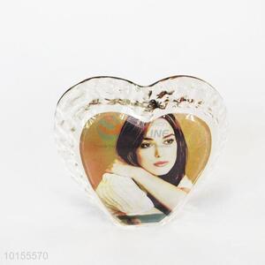 Best sales loving heart shape crystal photo frame