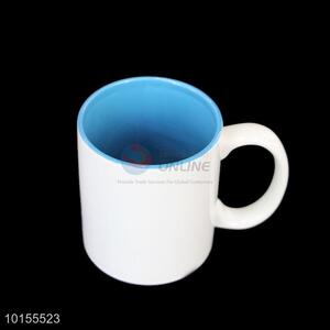 Hot sales good quality white&blue ceramic cup