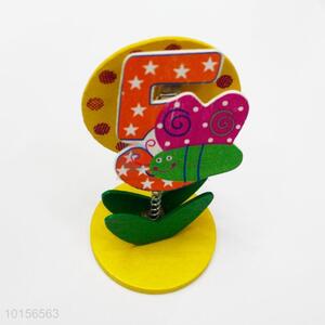 New Arrival Five Shaped Name Card Holder Wooden Memo Clip