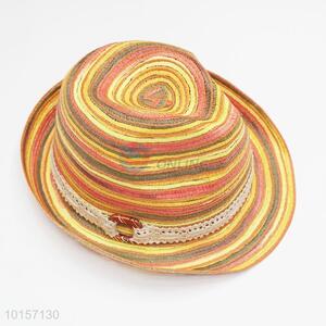 Hot sale fedora hat/paper straw hat