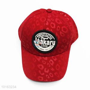 Hot sale red baseball cap/peaked cap