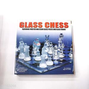 Most Fashionable Glass Chess Toy Chess Game for Fun