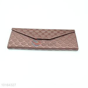 Wholesale price folding pu spectacle case