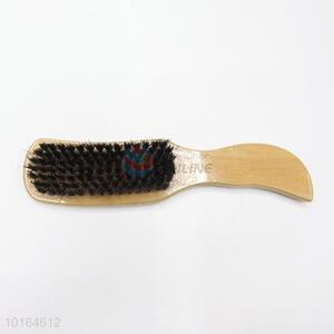 S-shaped Design Wood Shoe Cleaning Brush