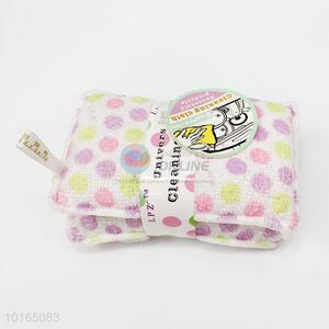 Cheap Price Scouring Pad with Colorful Dots Pattern