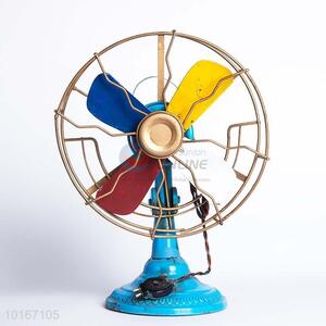Colorized Electric Fan Simulation  Model/Craft for Home Decoration/Props