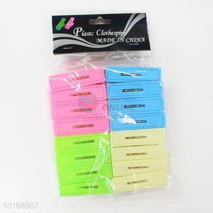 16 Pack Clothespins Laundry Plastic Tip Pegs