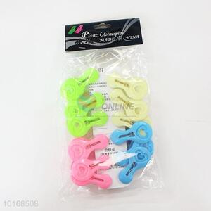 Heart Design Plastic Hanging Clothes Pegs