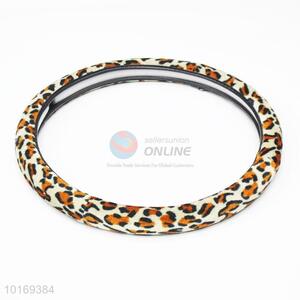 Fancy Leopard Plush Elegance Car Steering Wheel Cover