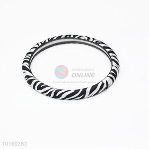 Zebra-stripe Plush Warm Car Steering Wheel Cover